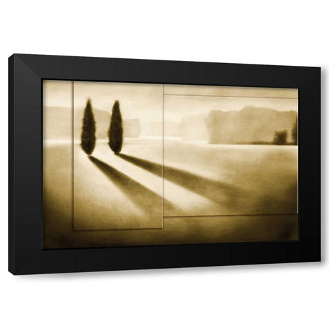 Cyprus Eclipse I Black Modern Wood Framed Art Print by Collins, Brent