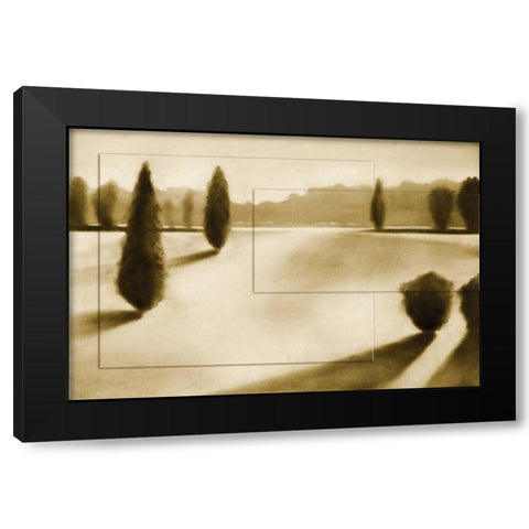 Cyprus Eclipse II Black Modern Wood Framed Art Print by Collins, Brent