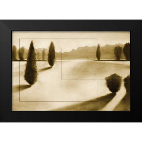 Cyprus Eclipse II Black Modern Wood Framed Art Print by Collins, Brent