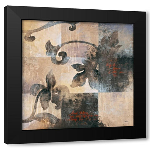 Hanging Garden II Black Modern Wood Framed Art Print by Darien, L