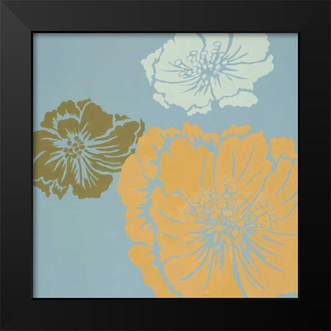 Striking I Black Modern Wood Framed Art Print by Davis, Patrice