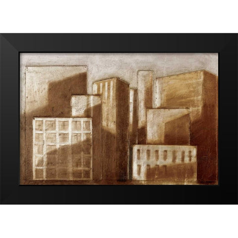 Metro I Black Modern Wood Framed Art Print by Munroe, Ian