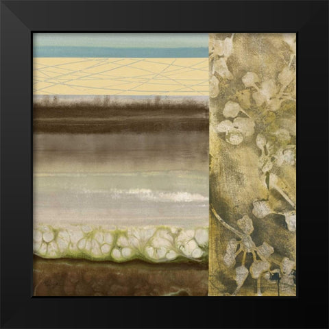 Botanical Nature II Black Modern Wood Framed Art Print by Rodriguez, S.