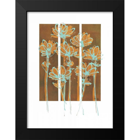 Flourish II Black Modern Wood Framed Art Print by Wynn, Alexis
