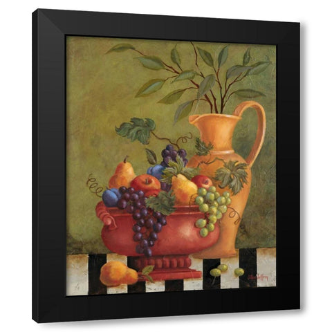 Fresco Fruit II Black Modern Wood Framed Art Print by Jeffrey, Jillian