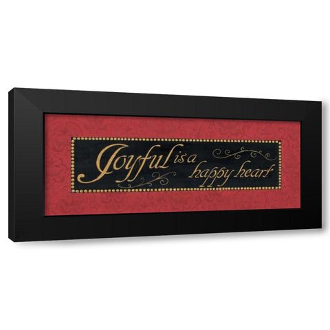 Red Damask I Black Modern Wood Framed Art Print with Double Matting by Jeffrey, Jillian