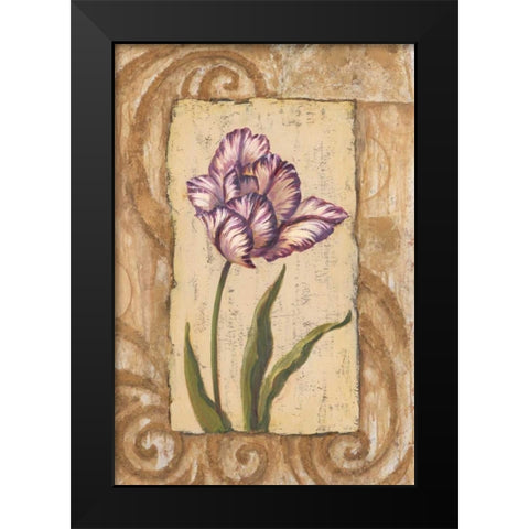 Classic Tulip I Black Modern Wood Framed Art Print by Jeffrey, Jillian
