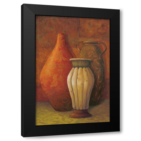 Exotic Vessels I Black Modern Wood Framed Art Print with Double Matting by Jeffrey, Jillian