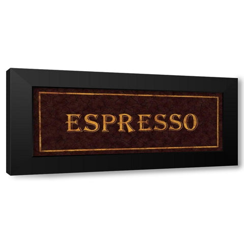 Espresso Black Modern Wood Framed Art Print with Double Matting by Jones, Catherine