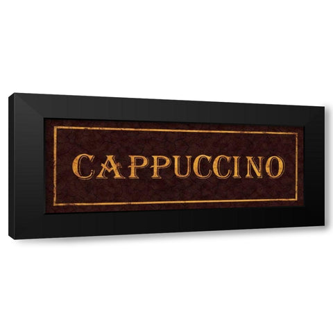 Cappuccino Black Modern Wood Framed Art Print with Double Matting by Jones, Catherine