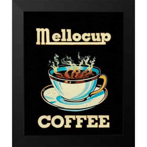 Mellocup Black Modern Wood Framed Art Print by Jones, Catherine