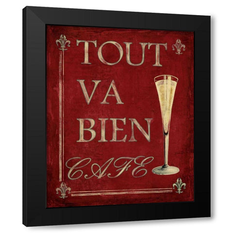 Cocktail Hour I Black Modern Wood Framed Art Print by Jones, Catherine