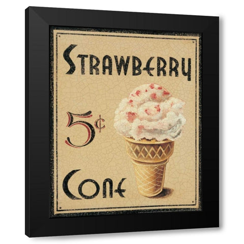 Malt Shop I Black Modern Wood Framed Art Print by Jones, Catherine