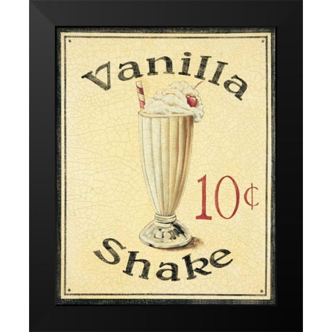Malt Shop III Black Modern Wood Framed Art Print by Jones, Catherine