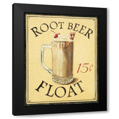 Malt Shop IV Black Modern Wood Framed Art Print by Jones, Catherine