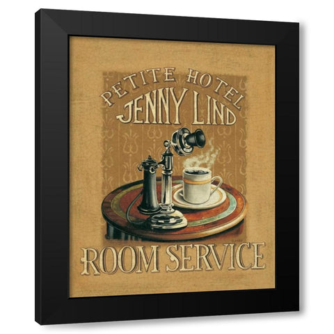 Hold All Calls IV Black Modern Wood Framed Art Print by Jones, Catherine