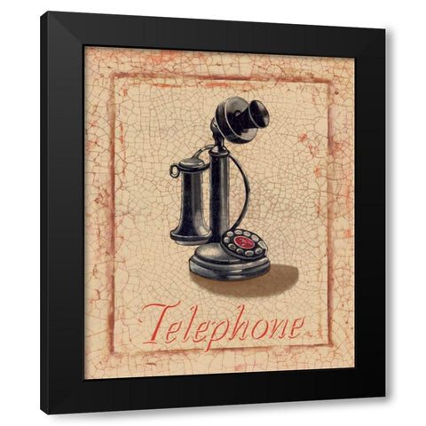 Nine to Five II Black Modern Wood Framed Art Print by Jones, Catherine