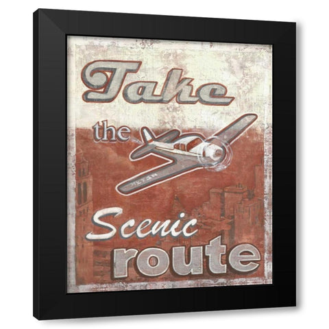 Scenic Black Modern Wood Framed Art Print by Jones, Catherine