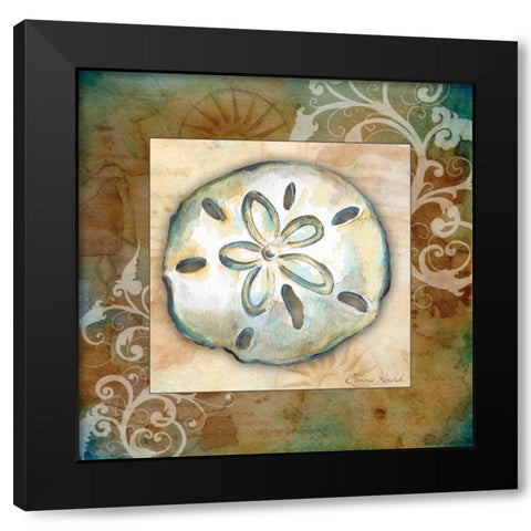 Nautical I Black Modern Wood Framed Art Print with Double Matting by Knold, Donna