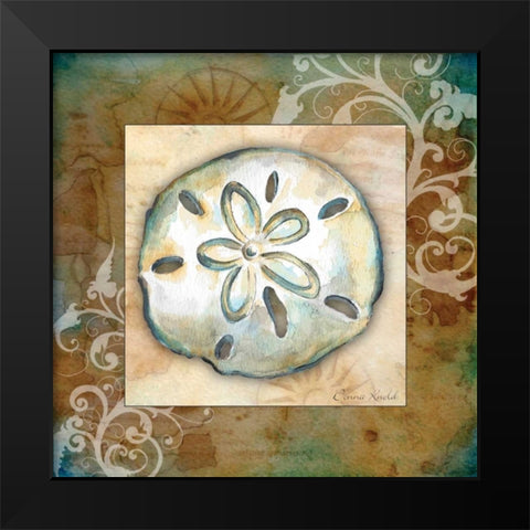 Nautical I Black Modern Wood Framed Art Print by Knold, Donna