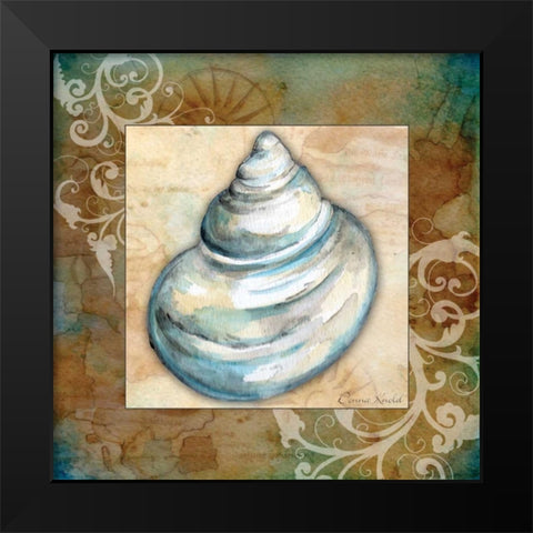 Nautical III Black Modern Wood Framed Art Print by Knold, Donna