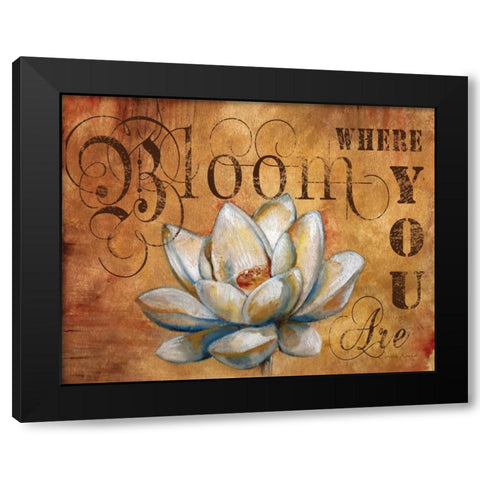 Plant a Garden III Black Modern Wood Framed Art Print with Double Matting by Knold, Donna