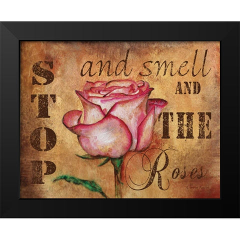 Plant a Garden IV Black Modern Wood Framed Art Print by Knold, Donna