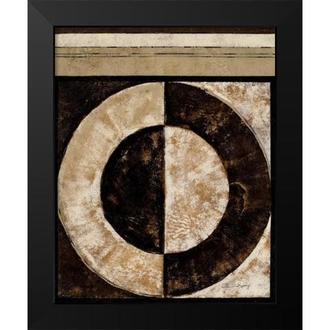 Eclipse II Black Modern Wood Framed Art Print by Kime, John