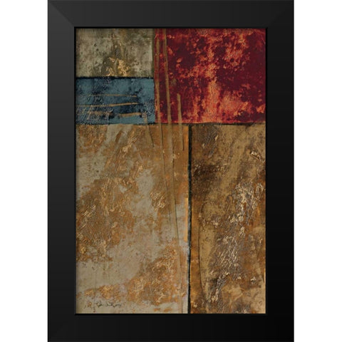 Organic Industries I Black Modern Wood Framed Art Print by Kime, John