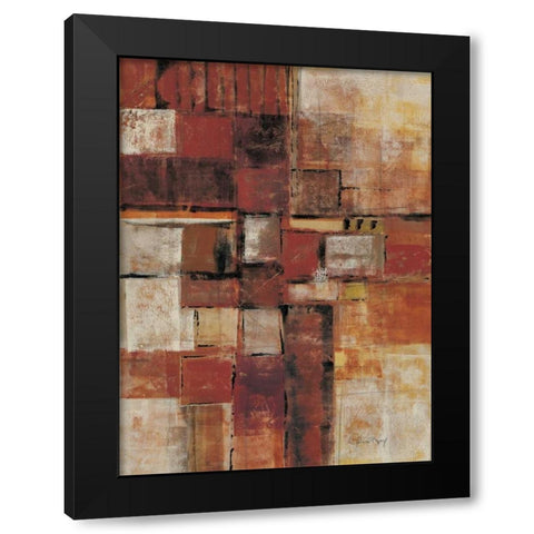 Urban Walk I Black Modern Wood Framed Art Print by Kime, John
