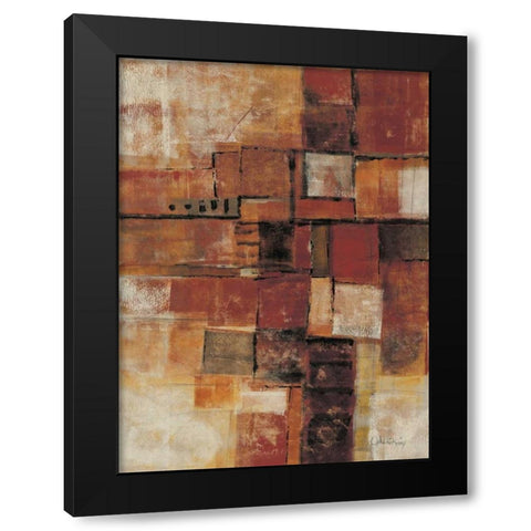 Urban Walk II Black Modern Wood Framed Art Print by Kime, John