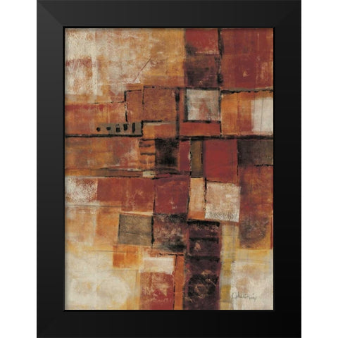 Urban Walk II Black Modern Wood Framed Art Print by Kime, John