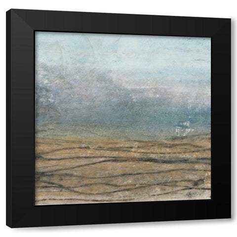 Newport Afternoon I Black Modern Wood Framed Art Print with Double Matting by Kime, John