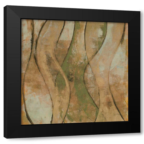 Dance of Love I Black Modern Wood Framed Art Print with Double Matting by Kime, John