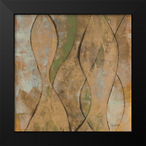 Dance of Love II Black Modern Wood Framed Art Print by Kime, John