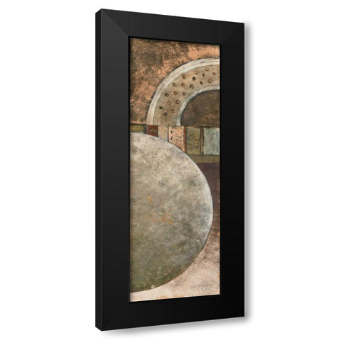 Around Town II Black Modern Wood Framed Art Print with Double Matting by Kime, John