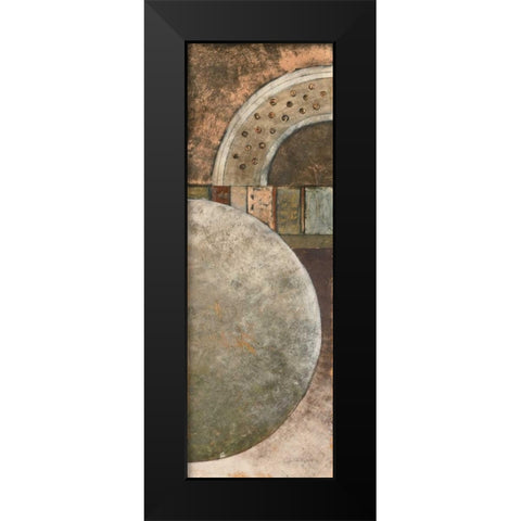 Around Town II Black Modern Wood Framed Art Print by Kime, John