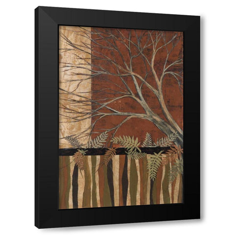 Woodland View II Black Modern Wood Framed Art Print with Double Matting by Kime, John