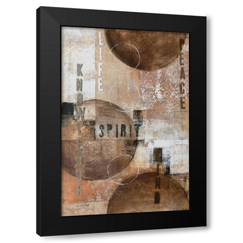 Concentration II Black Modern Wood Framed Art Print with Double Matting by Kime, John