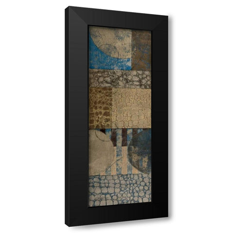 Bubble Structure I Black Modern Wood Framed Art Print by Kime, John