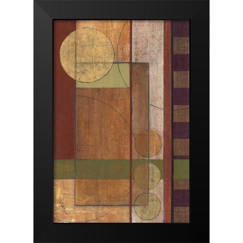 Earth Structure I Black Modern Wood Framed Art Print by Kime, John