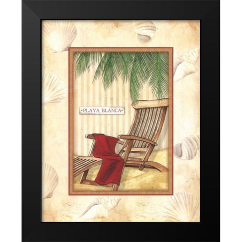 Parasol Club II Black Modern Wood Framed Art Print by Laliberte, Andrea