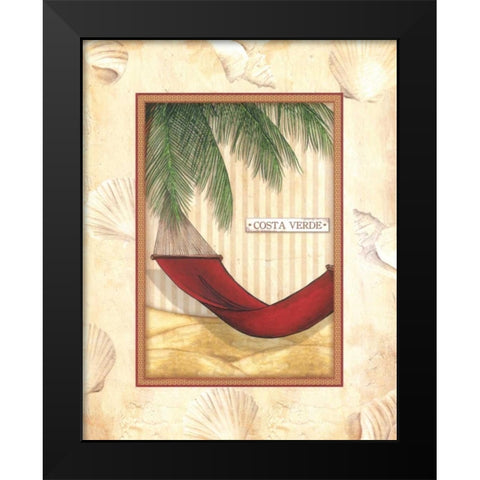 Parasol Club III Black Modern Wood Framed Art Print by Laliberte, Andrea