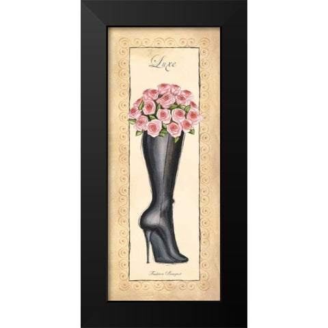 Fashion Bouquet I Black Modern Wood Framed Art Print by Laliberte, Andrea
