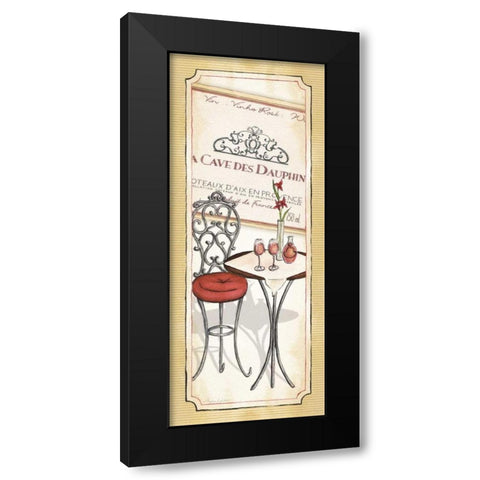 Vin Rose Black Modern Wood Framed Art Print by Laliberte, Andrea