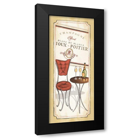 Champagne Black Modern Wood Framed Art Print with Double Matting by Laliberte, Andrea