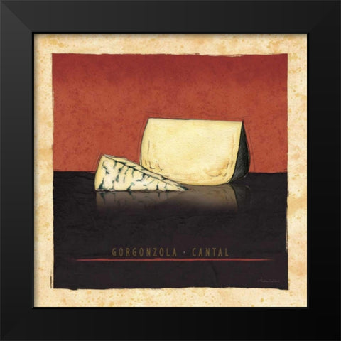 Cheeses III Black Modern Wood Framed Art Print by Laliberte, Andrea