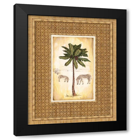 South Palm III Black Modern Wood Framed Art Print by Laliberte, Andrea