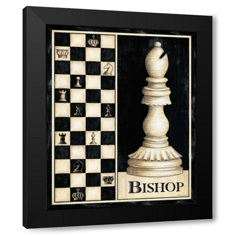 Classic Bishop Black Modern Wood Framed Art Print with Double Matting by Laliberte, Andrea