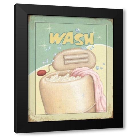 Wash Black Modern Wood Framed Art Print with Double Matting by Laliberte, Andrea